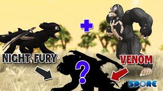 Night Fury X Venom | Cartoon X Hero Fusion [S1E9] | SPORE