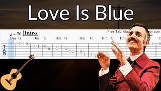 Love Is Blue - Guitar Solo Tab Easy