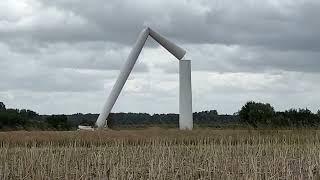 Wind Turbine in Germany Snaps and Collapses