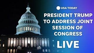 Watch live: President Donald Trump to address joint session of Congress