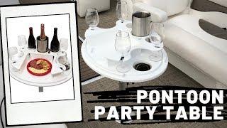 Pontoon Party Table and Serving Tray