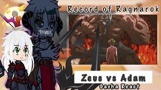 Skyrim Daedric Princes ( Dovakin + Alduin ) react to Zeus vs Adam (Record of Ragnarok) [RU/EN]