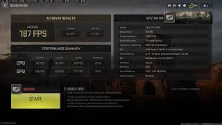 Warzone 2 | Benchmark Test Result FSR 1.0 Video Memory Scale 50 | RTX 3060 Ti RYZEN 7 5800x | 1440p