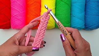 Crochet Woven Cord How To Tutorial