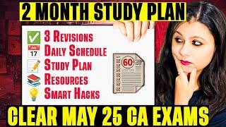 2 Month "Personalized" Studyplan for all May 25 CA students - Detailed Guidance, Routine, Strategy