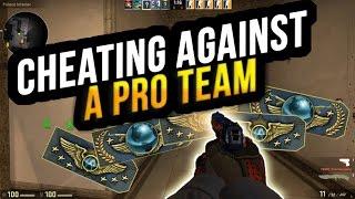 CHEATING in Prime with a KNIFE! PRO team?!