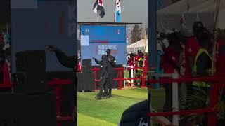 Cpt. IAN KAGAME on His duty