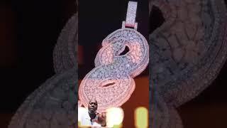 DIAMOND MOSAIC SET LIFE PATH 8 PENDANT IS CRAZY! RATE 1-10 IN THE COMMENTS #fyp #jewellery #gold