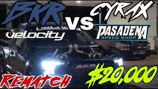 THE REMATCH! BABY KING RANCH vs CYRAX ($20,000 IN BETS)