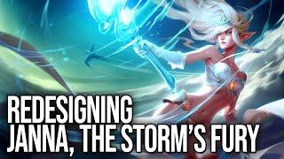 Redesigning Janna, the Storm's Fury || #shorts