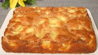 The famous German apple cake that drives the world crazy! Cake that melts in your mouth