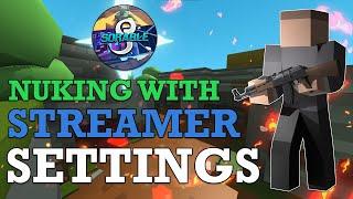 Krunker | Nuking with Streamer Settings #3 - Sorable | 34 - 1 Gameplay