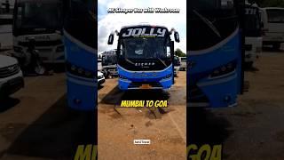 Mumbai to Goa Bus with Washroom #jollytravels #ash2travel