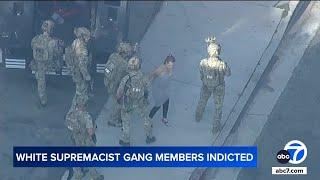 Dozens of white supremacist gang members arrested in massive bust