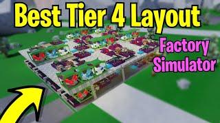 Best Tier 4 Obsidian Charm Layout In Factory Simulator (Roblox)