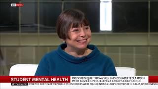 Dr Dominique Thompson on Sky News - young people’s mental health