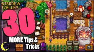 30 MORE Tips and Tricks | Updated Stardew Valley Tips for 1.5