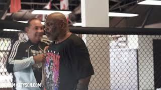 Mike Tyson Training Day At Kings MMA