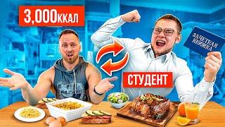 24 часа ПИТАЮСЬ КАК СТУДЕНТ! САМЫЙ ДЕШЕВЫЙ РАЦИОН 