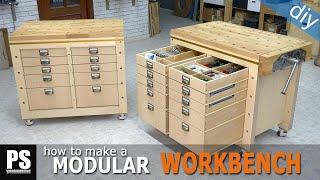 Modular Workbench & Mobile Tool Stand (Ep.3)