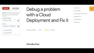 Debug a problem with a Cloud Deployment and Fix it || #qwiklabs || #coursera