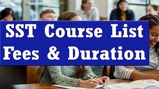 SST Institute All Course Full Information | Online Admission Open for New Session SST Deoria