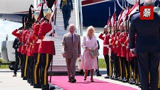 King Charles arrives in Canada
