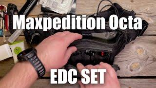 Тактическая бананка! EDC набор в поясной сумке Maxpedition Octa