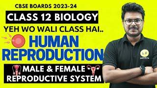 Class 12 Biology | Human Reproduction | Male Reproductive System | Female Reproductive System