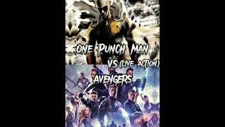 One punch man vs The Avengers #marvel #dc #anime #saitama