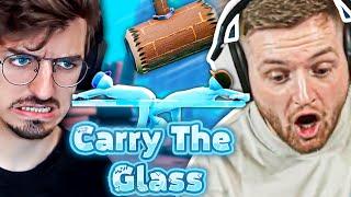 GLASSCHEIBEN Only Up SPIELEN & das mit RUMATHRA... | Carry the Glas Game bricht uns komplett!