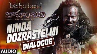 Nimda Dozrastelmi Dialogue || Baahubali (Telugu) || Prabhas, Rana, Anushka, Tamannaah