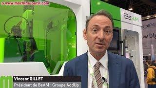 Fabrication additive Direct Energy Deposition Beam Modulo 250, stand Addup à formnext