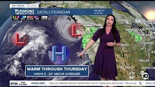 ABC 10News Pinpoint Weather with Meteorologist Megan Parry