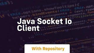 java socket io client