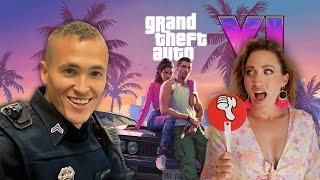 Miami Cop + Wife GTA VI Trailer Reaction