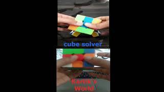 Me vs cube solver amazing Rubik's Cube Race #shorts