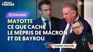 "L'IMMIGRATION A BON DOS" PORCHER DÉZINGUE LA RESPONSABILITÉ DU GOUVERNEMENT DANS LE DRAME À MAYOTTE