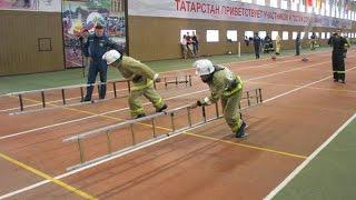 Лучшие пожарные республики демонстрировали свое профессиональное мастерство