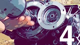 Замена дисков сцепления на питбайке // replacement clutch   YCF  KAYO IRBIS BSE