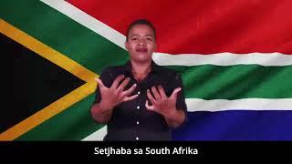 RSA National Anthem in South African Sign Language