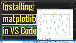 Installing Matplotlib in Visual Studio Code