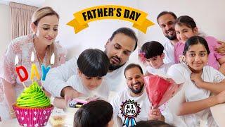 ️Happy Fathers Day To Our Sweet Papa  The Kids Surprised Saab  Making Besan Ki Barfi..!