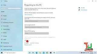 FIX Projecting To This PC Option Not Working On Windows 10 | Wireless Display FIX
