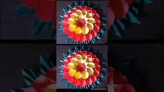 Diy Beautiful paper flower/amazing paper craft#howtomake#flowers #papercrafts #shorts #ytshots