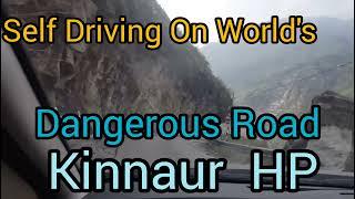 "Ultimate Self‑Drive on Kinnaur’s Most Dangerous Road ”#ytshorts #shorts #viralvideo#travelindia