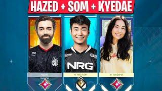 NRG s0m & Hazed Met Kyedae In Immortal Radiant Lobby Ranked | VALORANT