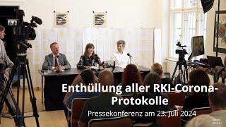 Enthüllung: Alle RKI-Protokolle veröffentlicht - Pressekonferenz mit Velázquez Homburg und Barucker