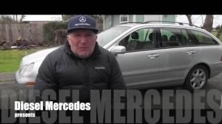 Mercedes C 240 How to check engine oil