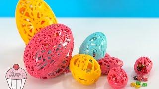 DIY Easter Eggs | Nested Chocolate Lace Bowls | My Cupcake Addiction